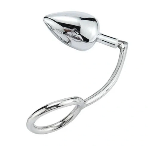 Stainless Anal Ring Cock 4663 DiscreetChoice Steel Hook Set with 1104